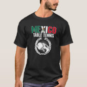 メキシコテーブルテニスメキシコピンポンチームサポート Tシャツ (正面)