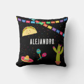 メキシコテーマかわいいカラフル夏のパーティー クッション (正面)