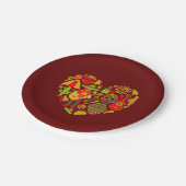 メキシコテーマディナーパーティー ペーパープレート (アングル)