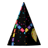 メキシコテーマフィエスタバースデーパーティー パーティーハット (裏面)