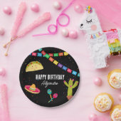 メキシコテーマフィエスタバースデーパーティー ペーパープレート (パーティー)