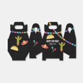 メキシコテーマフィエスタ – タコブウパーティー誕生日 フェイバーボックス (折り畳みなし)