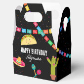 メキシコテーマフィエスタ – タコブウパーティー誕生日 フェイバーボックス (オープン)