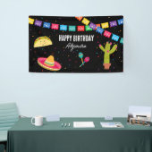 メキシコテーマフィエスタ – タコブウパーティー誕生日 横断幕 (トレードショー)