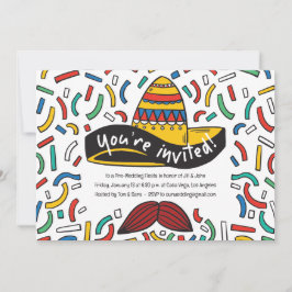 メキシコテーマリハーサルディナー招待状 招待状