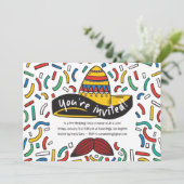 メキシコテーマリハーサルディナー招待状 招待状 (スタンド正面)