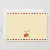 メキシコテーマ婚約パーティ招待状 招待状 (裏面)