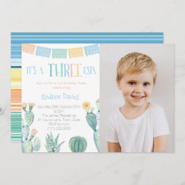 メキシコテーマ第3期パーティースリーエスタ写真 招待状