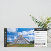 メキシコトリップボーディングパストラベルバケーションチケット (スタンド正面)