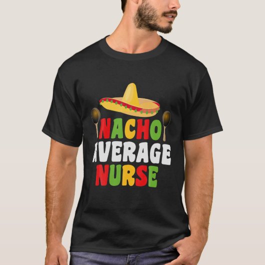メキシコナース聴診器Cinco De Mayo Mexican Nu Tシャツ (正面)