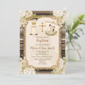 メキシコバプティスマフィエスタフローラツインボーイ&ガールイン 招待状 (スタンド正面)