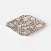 メキシコパターンベビーシャワーテラコッタ ペーパープレート (傾斜あり)