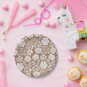 メキシコパターンベビーシャワーテラコッタ ペーパープレート (パーティー)