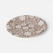 メキシコパターンベビーシャワーテラコッタ ペーパープレート (アングル)