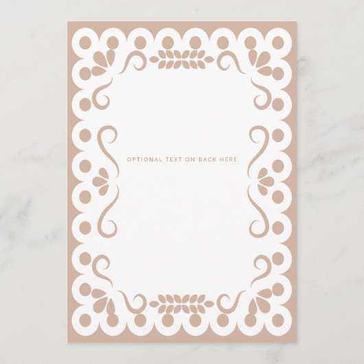 メキシコパペルピカドボホバロブライダルシャワー メニュー (裏面)