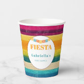 メキシコパーソナライズされたンフィエスタ赤ちゃんシャワー 紙コップ (正面)