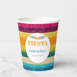 メキシコパーソナライズされたンフィエスタ赤ちゃんシャワー 紙コップ