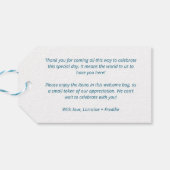 メキシコビーチへようこそ結婚我々の抱き枕 ギフトタグ (裏面横)