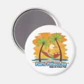 メキシコビーチハンモック マグネット (正面/裏面)