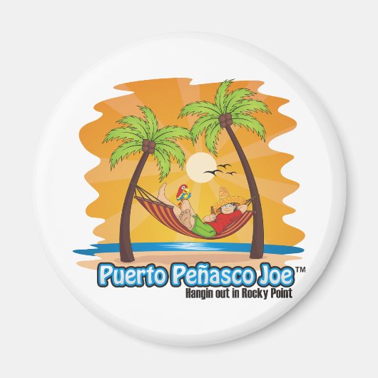 メキシコビーチハンモック マグネット (正面)