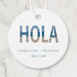 メキシコビーチフォトホラデスティネーションウェディング フェイバータグ