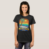 メキシコビーチフロリダヴィンテージ動揺して土産1 Tシャツ (正面フル)