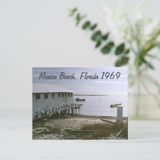 メキシコビーチ、フロリダ州1969年シースケープポストカード ポストカード (スタンド正面)