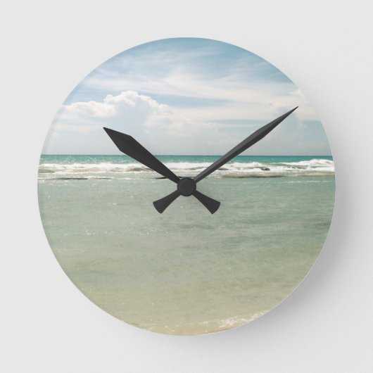 メキシコビーチ ラウンド壁時計 (正面)