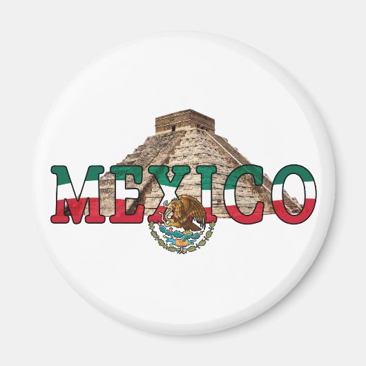 メキシコピラミッド マグネット (正面)