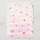 メキシコピンクフィエスタ誕生日招待状 招待状 (裏面)