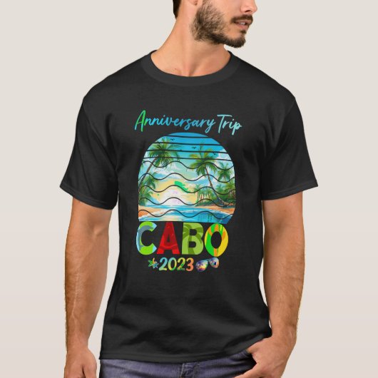 メキシコファミリートリップロスカボスカンクン誕生日バカト Tシャツ (正面)