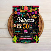 メキシコフィエスタの誕生日 - マリアッチテーマ 招待状