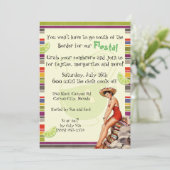 メキシコフィエスタアダルトパーティの招待状 招待状 (スタンド正面)