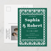 メキシコフィエスタエメラルドパペルピカド日付保存 案内ポストカード (正面/裏面)