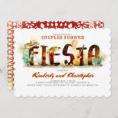 メキシコフィエスタカップルシャワー招待状 招待状 (正面/裏面)