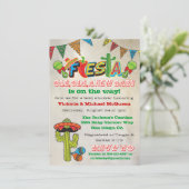 メキシコフィエスタカップルズベビーシャワー招待状 招待状 (スタンド正面)