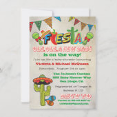 メキシコフィエスタカップルズベビーシャワー招待状 招待状 (正面)