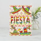 メキシコフィエスタシンコデマヨ招待状シェブロン 招待状 (スタンド正面)