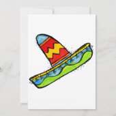 メキシコフィエスタシンコデマヨ招待状白 招待状 (裏面)