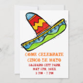 メキシコフィエスタシンコデマヨ招待状 招待状 (裏面)