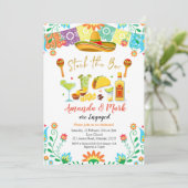 メキシコフィエスタストックザバー婚約パーティ 招待状 (スタンド正面)