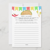 メキシコフィエスタタコゲーム 招待状 (正面)