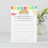 メキシコフィエスタタコゲーム 招待状 (スタンド正面)