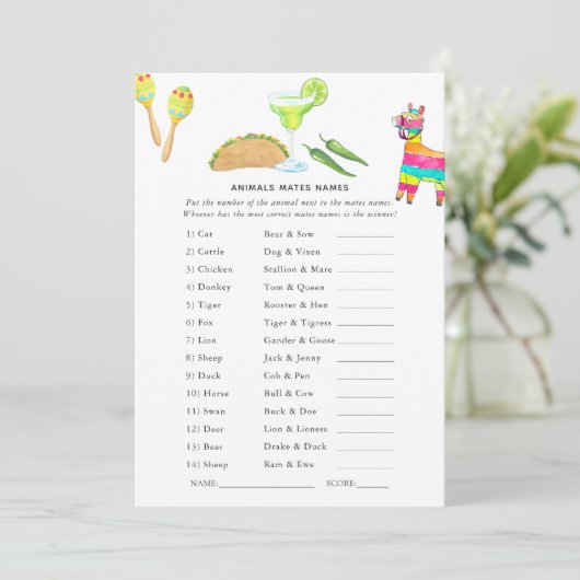 メキシコフィエスタタコゲーム 招待状 (スタンド正面)