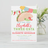 メキシコフィエスタタコスリーエスタ誕生日 招待状 (スタンド正面)