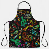 メキシコフィエスタパターン エプロン (正面)