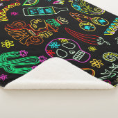 メキシコフィエスタパターン シェルパブランケット (3/4)