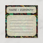 メキシコフィエスタパターン スクエア名刺 (正面)