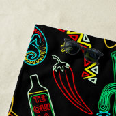 メキシコフィエスタパターン ビーチタオル (インサイチュ)