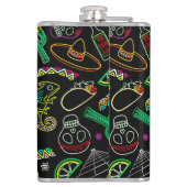 メキシコフィエスタパターン フラスク (裏面)